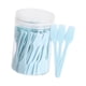 thumbnail image 2 of Espátulas para base de maquillaje, espátulas para mascarillas faciales, fáciles de limpiar, ligeras, lavables, reutilizables para mezclar maquillaje. Azul cielo, 2 of 9