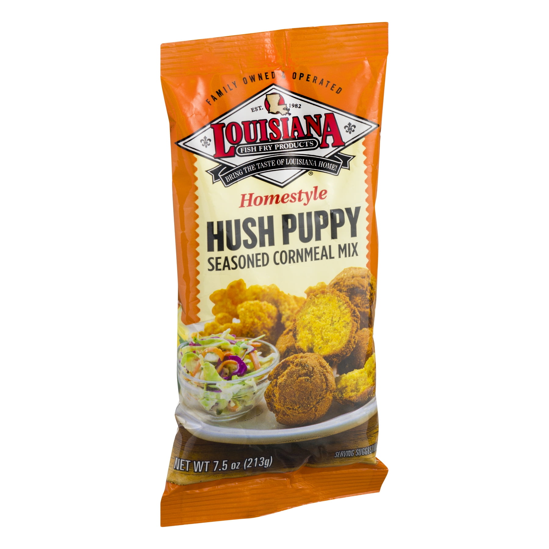 regiment God følelse gårdsplads 3 Pack) Louisiana Homestyle Hush Puppy Seasoned Cornmeal Mix, 7.5 oz -  Walmart.com