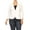 White, variant on Women's Plus Size Basic Casual Button Solid Outerwear Jacket Blazer
