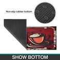 thumbnail image 7 of Coffee Vintage Red Pattern Kitchen Rugs and Mats Set Of 2,Kitchen Rugs Mats with Dirty Resistance,washable,water Proof,kitchen Rugs and Mats 17.7x24+17.7x48inch, 7 of 7