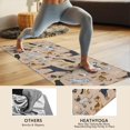thumbnail image 4 of Cute Cartoon Dog Hot Yoga Mat Towel Non Slip for Hot Yoga - Quick-Drying Yoga Mat Cover with 4 Corner Pockets with Travel Bag - Hot Yoga Towel Non Slip Grip Moisture Wicking Sweat 70"x26", 4 of 6