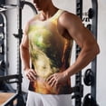thumbnail image 5 of Pofeuu Yin Yang 1 Print Men's Workout Tank Tops Sleeveless Muscle Gym Shirt Quick Dry-3X-Large, 5 of 7