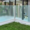 thumbnail image 4 of Glass Panel Post/ Railing Post 25.6 /35.8 , Balustrade for Balcony Deck Stairs for Indoor&Outdoor Fences, 4 of 12