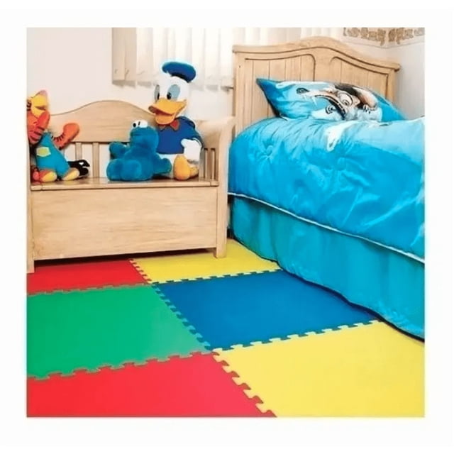 Tapetes Fomy Foamy 10 Pz Usos Múltiples Gym Niños COLORES