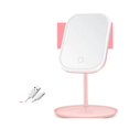 thumbnail image 1 of 5X Magnifying Makeup Mirror With Light LED Face Mirror Adjustable Dimmer USB Led Vanity Mirror Dressing Table Cosmetic Mirror ,Widely Use, 1 of 7