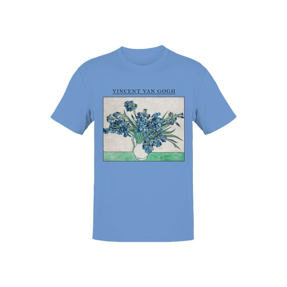 Vincent Van Gogh Irises Art Men's T-shirt