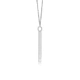 thumbnail image 2 of ANGARA Natural Diamond Capital "J" Initial Pendant in 14K White Gold for Women (Size-1.3mm| Color-G| Clarity-VS2) | April Birthstone, Anniversary, Jewelry Gift for Women | Natural Diamond Necklace, 2 of 7