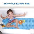 thumbnail image 2 of Machine-Washable Bathtub Mat for Home Gym Spa, Extra Large Heavy Duty Vinyl Non-Slip Mat with Superior Drainage for Reduced Surface Water, Cushioned Comfort for All Age Groups,, 2 of 5