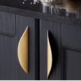 thumbnail image 3 of Juego de 2 tiradores de cajones de cocina zhang ming Aleación de Zinc Dorados 3,8 (96) mm, 3 of 5