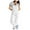 White, variant on Taylonsss Women's Summer Casual Pocket Romper Long Playsuit Strap Button Jumpsuit