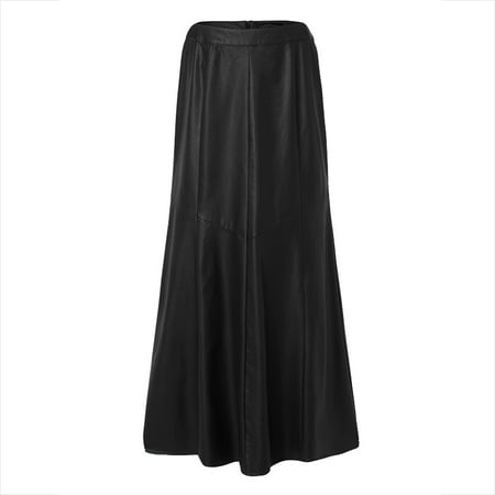 ZANZEA Womens Fashion Skirt With Back Zipper Leather Style Fishtail ...