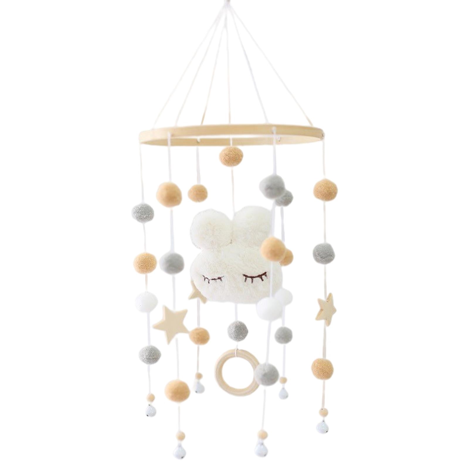 LeeQinersw 2pcs Baby Mobile Rattle with Rabbit Baby Mobile for Crib Bedroom Nursery