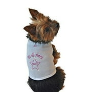 Ruff Ruff and Meow Dog Tank Top, Its All About Moi, White, Small
