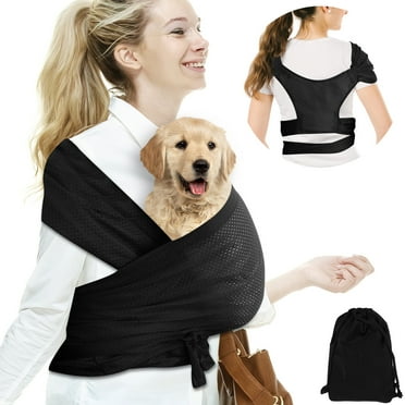 Dog Carriers for Small Dogs Front Facing Dog Sling Carrier Hands Free Cat Carrier Pet Sling Carrier Double Shoulder Strap Design Cat Sling Carrier Anti-Anxiety Cat Sling for Outdoor Travel Walking