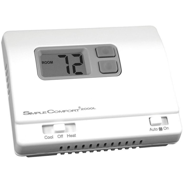SC2000L ICM Simple Comfort Wall Thermostat 1 Stage Heat/Cool or Heat Pump  24 V