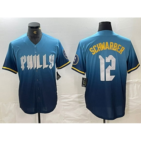 Baseball Jersey Philadelphia Phillies Jersey City Edition Phillie 3# Bryce Harper 7# 10# 12# Copy Player Name Jersey -WEVALLEY