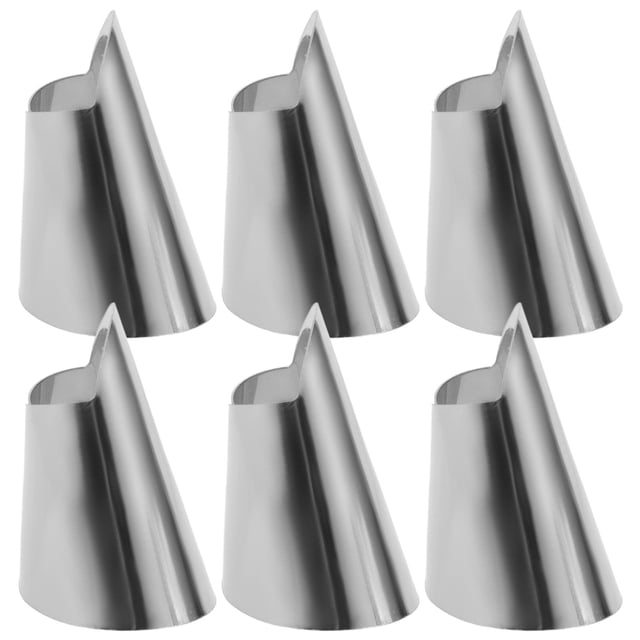 OULII 20 Pcs Outil de Ramassage de Pouce Argenté en Acier Inoxydable Robuste pour une Récolte Efficace
