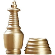 Keychain Necklaces Brass Stupa Pendants Buddhism Dagoba Mascot Antique Charms for Jewelry Making Tara Gold