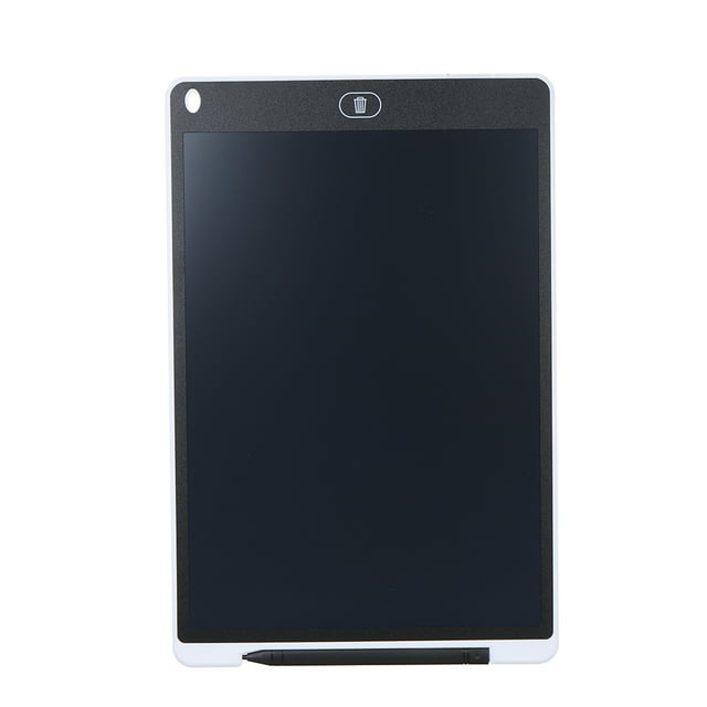 Riwcyla Tablette de Dessin LCD 12 Pouces Portable Bloc-Notes Numérique Bloc-Notes d'Écriture Tableau Graphique Électronique Rappel de Notes avec Stylet (Blanc)