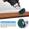 thumbnail image 5 of Set of 6 Power Scrubber Polishing Cleaning Kit, Abrasive Polishing Wheel, Non-Woven Abrasive Sponges, for Metal, Wood, Stainless Steel (Quantity), 5 of 5