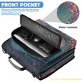 thumbnail image 6 of Zipper Binder with Shoulder Strap 2 inch 3 Ring Waterproof File Folder Organizer Bag 500 Sheet Heart-shaped Garlands Float, 6 of 8
