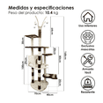 thumbnail image 3 of Rascador Para Gato Torre 1pz Belug,  BEIGE CAFE, 3 of 5