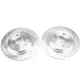 thumbnail image 2 of Power Stop Rear Pair of Drilled and Slotted Brake Rotors JBR1586XPR, 2 of 4