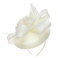 thumbnail image 1 of Chapeau Fascinateur pour Femmes Fleur à Double Usage Serre-Tête Derby Chapeau Fascinateur Pince à Cheveux, 1 of 10