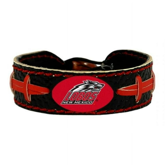 New Mexico Lobos Team Color Football Bracelet