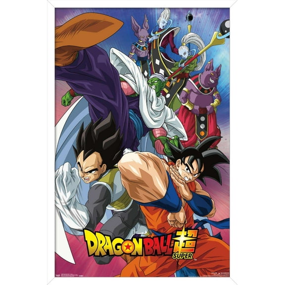 Dragon Ball: Super - Group Wall Poster, 14.725" x 22.375", Framed