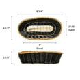 thumbnail image 2 of Excellante 8.25" x 4.25" x 2" oblong black color basket with gold trim, comes in each, 2 of 2