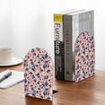 thumbnail image 5 of Lsque Leopard Print (2) Printed Wood Bookends,Non-Skid Bookend for Shelves,Heavy Duty Support Bookends,Non-Slip Foam Pads for Office, Home, and Library,1 Pair, 5 of 8