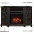 thumbnail image 3 of Real Flame Lynette 56" Corner Electric Fireplace TV Stand in Gray, 3 of 9