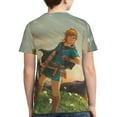 thumbnail image 2 of The Legend Of Zelda Breath of the Wild Teen T-Shirt Crewneck Short Sleeve Double-Sided Print Summer Tee Shirts Top For Youth Boys Girls Children Small, 2 of 7