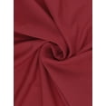 thumbnail image 5 of INSPIRE CHIC Bata de mujer de manga larga con cuello en V, bata de baño de punto tipo kimono, ropa de descanso ligera con bolsillos laterales, color rojo vino, 5 of 5