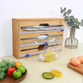 thumbnail image 2 of Foil And Plastic Wrap Organizer, Plastic Wrap Dispenser With Cutter, Plastic Wrap, Aluminum Foil, W, 2 of 5