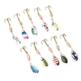 thumbnail image 2 of LAFGUR 10pcs Leurres de Pêche Topwater Doux Dur Spinnerbait Ensemble Appâts de Cuillère de Basse Réalistes, Appâts de Cuillère de Basse Réalistes, Topwater Spinnerbait, 2 of 8