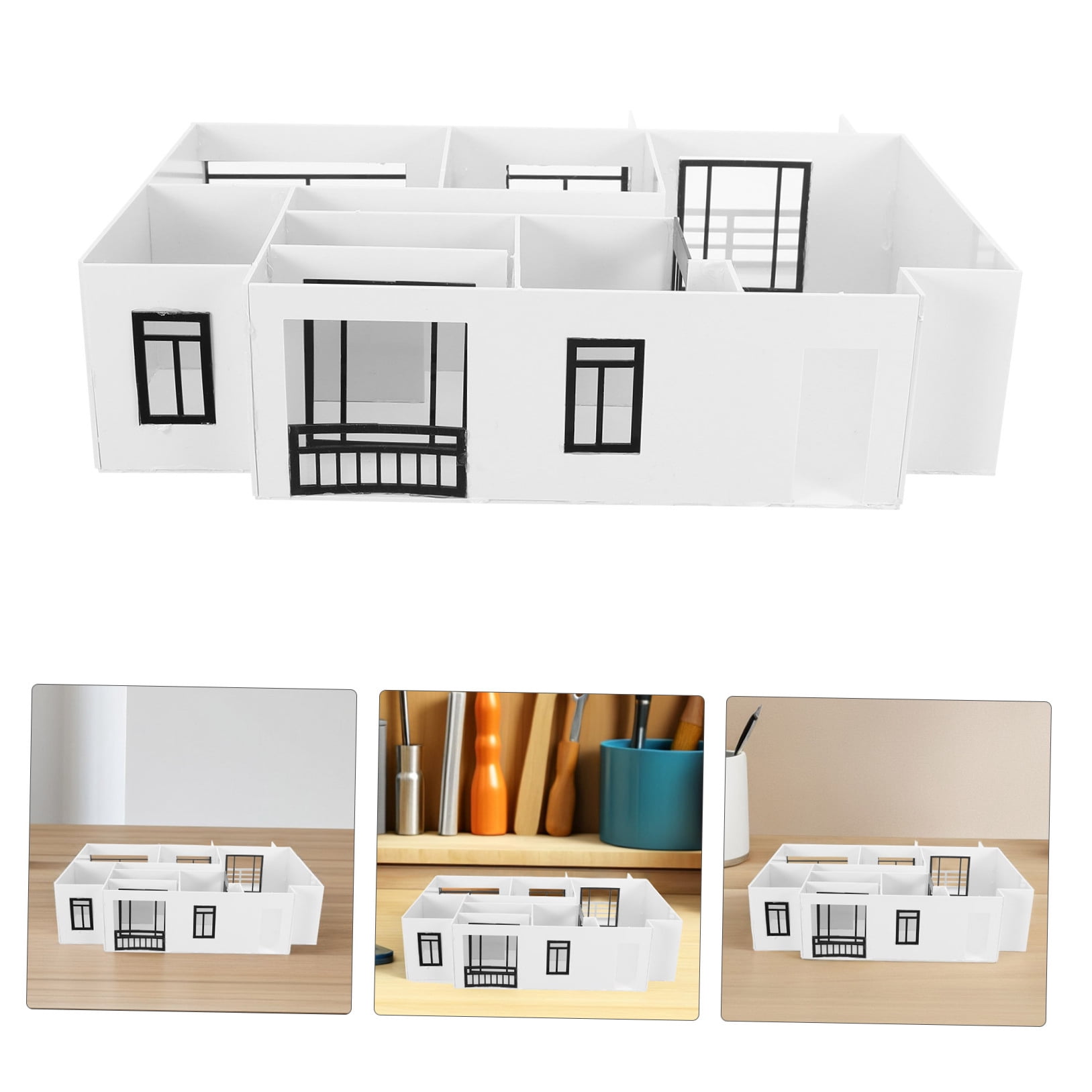 DEEPCRAFF 1 Set 1:50 Scale Precision Architectural Model Kit Modern House Building Materials for Projects