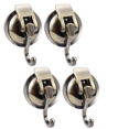 thumbnail image 1 of Paquete de 4 ganchos con ventosa (color bronce), ganchos con ventosa al vacío, ganchos resistentes extraíbles de empuje fuerte para colgantes de cocina, baño y sala de estar con una carga máxima de, 1 of 5