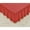 Red, variant on Super Soft Solid Bed Skirt King Size Luxury Brushed Microfiber 14 inch Orange Gathered Dust Ruffle