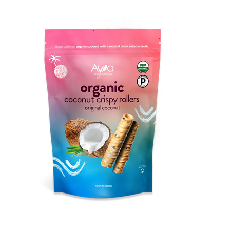 Ava Organics Original Gluten Free Coconut Crispy Roller, 2.8 oz.