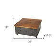 thumbnail image 5 of Galvin Industrial Chic Coffee Table, 5 of 5