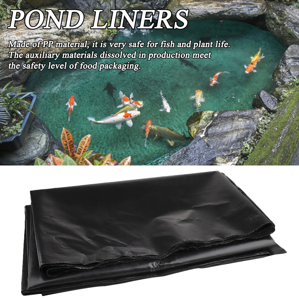 Foldable Durable Fish Pond Liner Garden Pool Membrane for Water Pool Waterfall Proof Ponds 2.5x3m Heavy Duty Waterproof Pond Liners Your's Bath Pond Liner 