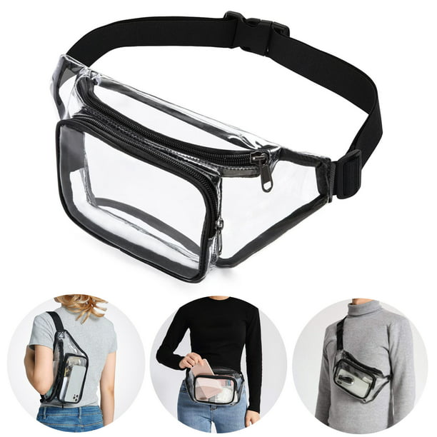 2/1pcs Clear Fanny Packs, TSV Stadium Approved Chest Bag, Waterproof ...