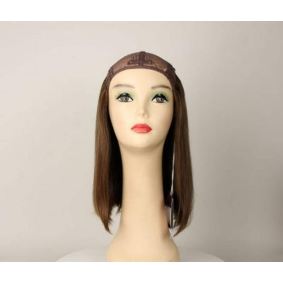 European Human Hair Freeda Wig Hat Fall Avalon Light Brown With Highlights Size S 11''