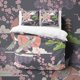 thumbnail image 4 of Soaring Crane funda de edredón japonés juego de cama, funda nórdica de algodón de colores, 4 of 9