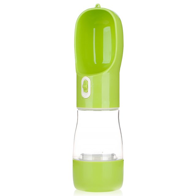 Dispensador de agua para mascotas al aire libre, botella portátil para PC, alimentador de vasos, suministros de viaje, jarra de almacenamiento Universal, accesorios para bebidas, viaje verde Eigraketly PT000621-03B