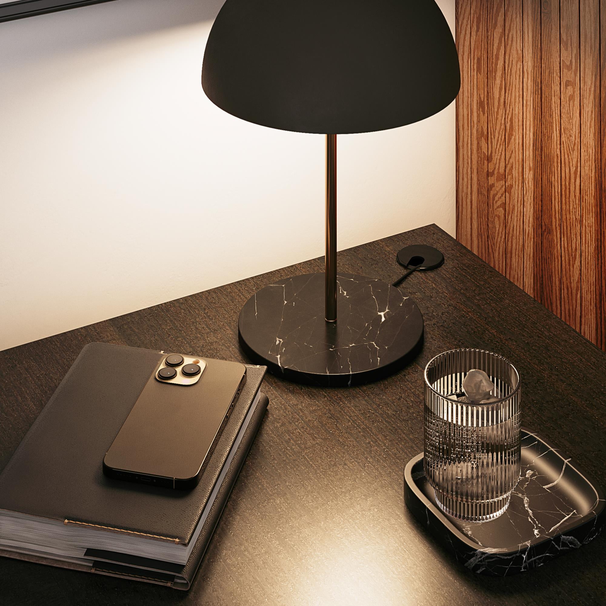 Ameriwood Home L Shaped Desk with Side Storage, Espresso