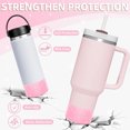 thumbnail image 3 of Silicone Cup Sleeve Glitter Cover Heat-Resistant BPA-Free FDA-Approved Fits 7.5cm Diameter Bottles Protection Cover, 3 of 8