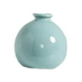 thumbnail image 2 of deevoka Plant Pot Home Table Centerpiece Desktop Small Bookshelf Ceramic Flower Vase Cyan Blue, 2 of 9